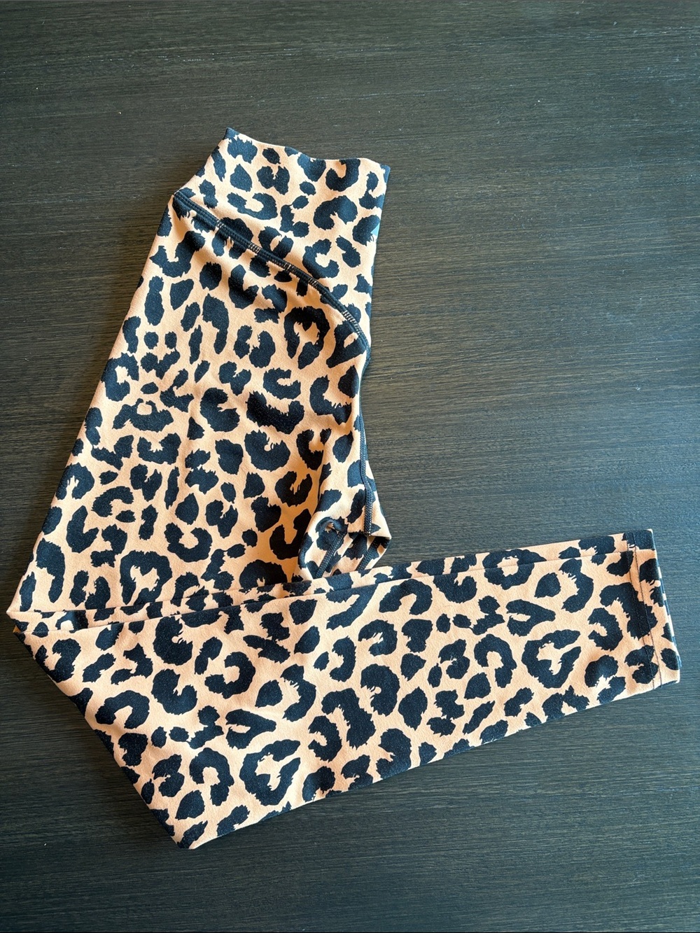 Leopard Print High-Waist Leggings in